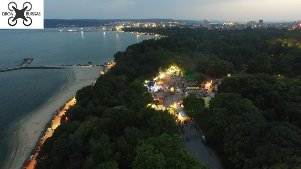 Морската градина във Варна заснета от високо